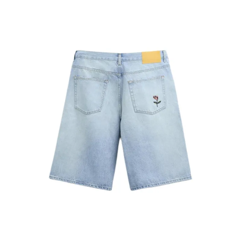 ZARA Denim Shorts Unisex Light Blue-1