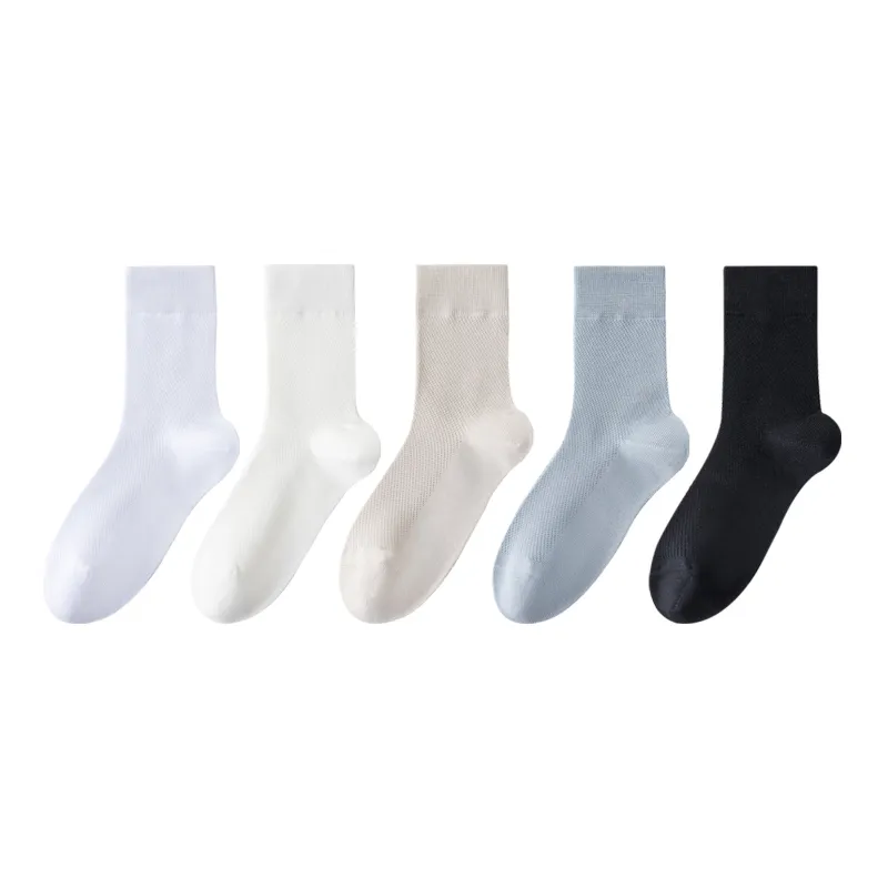 XXLLG Mid Calf Socks Women's 5 Pack-3