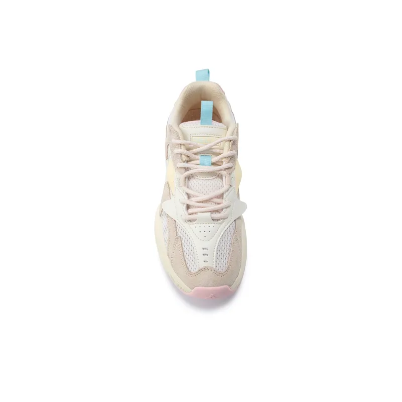Angela Chunky Sneakers Women's Low Top Obsidian Black/Rose Pink-8