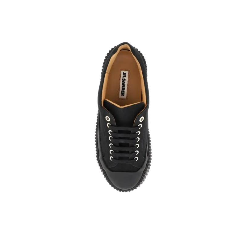 JIL SANDER Low Top Skateboard Shoes Women's Black-4