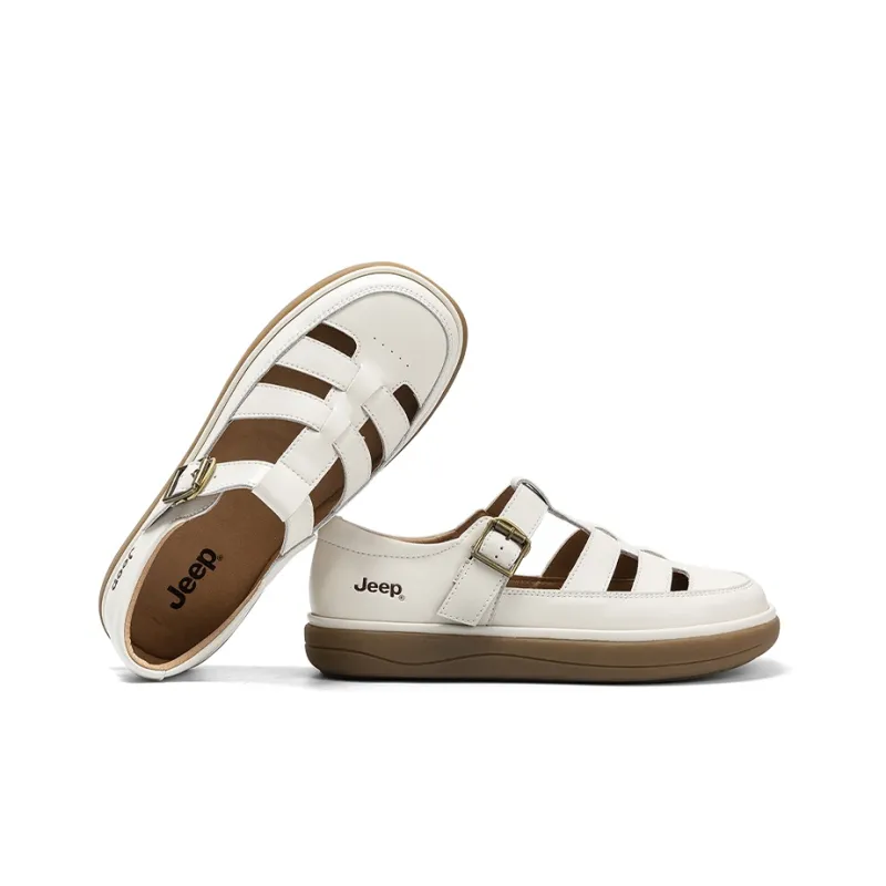 Jeep Casual Single Shoes Women's Ecru-4