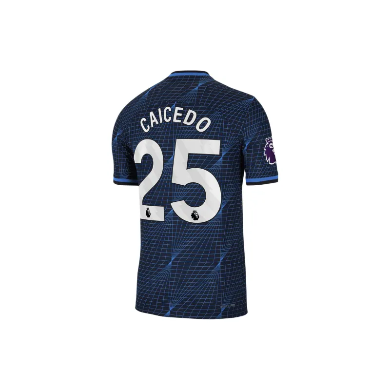 Nike Caicedo Chelsea 2023/24 Match Away T-Shirt Men's Marine Blue-1