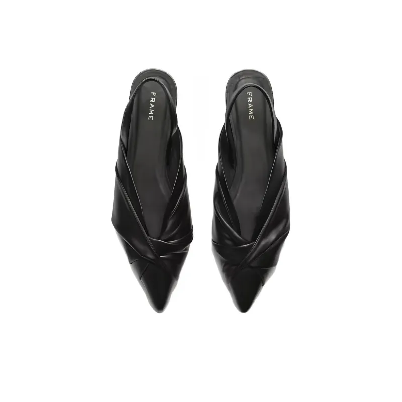 FRAME Camille Casual Single Shoes Women's Black-2