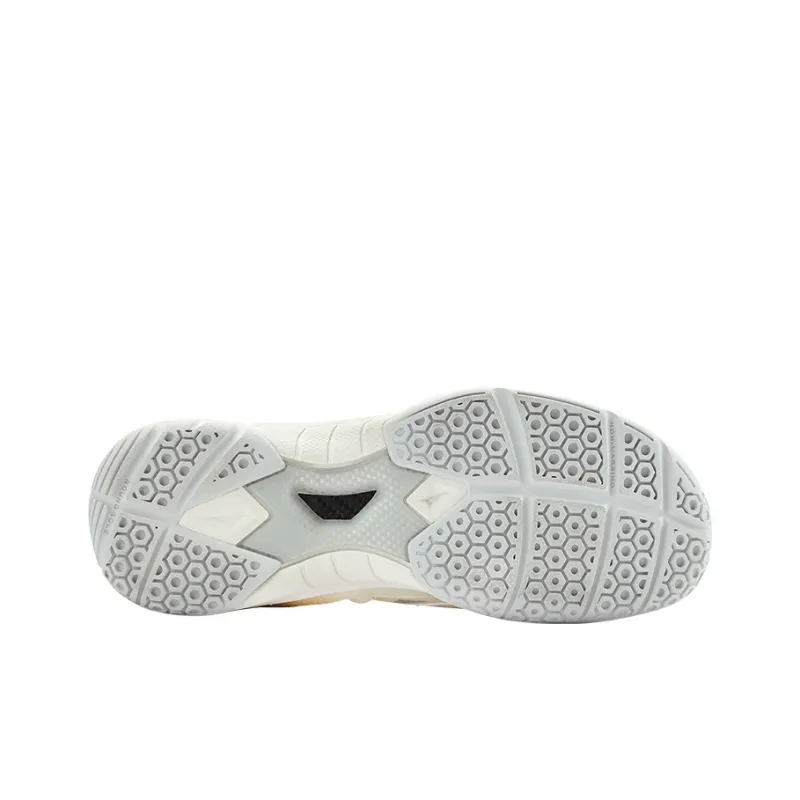 KUMPOO Cloud Motion Slip Resistant And Breathable Badminton Shoes Unisex Ecru-4