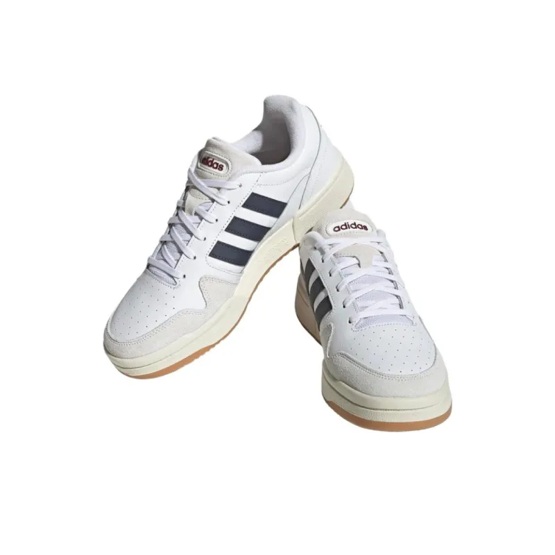 Adidas Cushioning Slip Resistant Low Top Running Shoes Unisex White-2