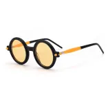WY22450 Matte Black Yellow Legs