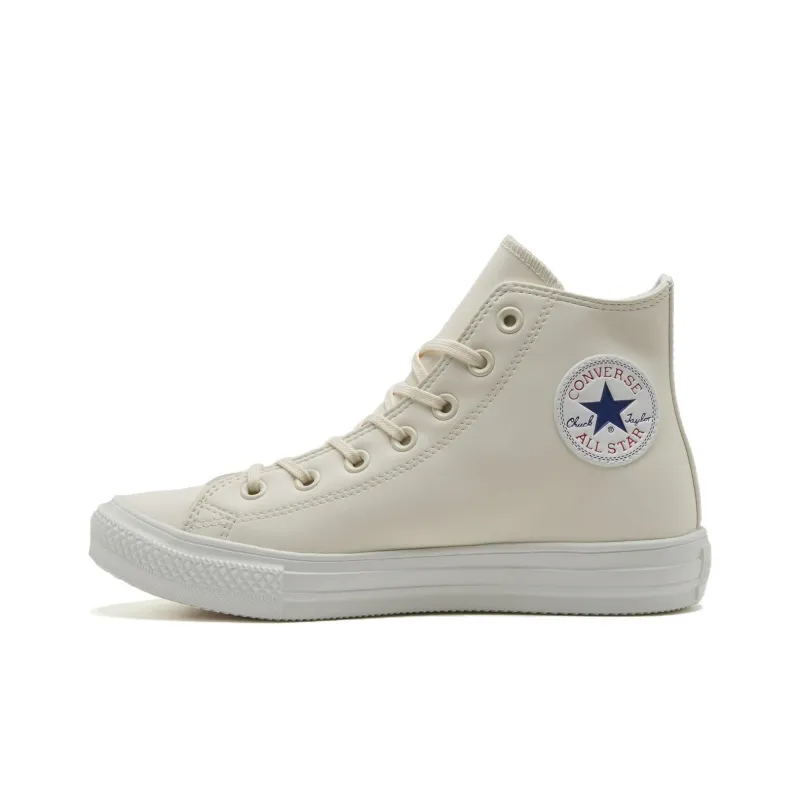 Converse All Star Light Wr Sl Hi Durable Breathable High Top Canvas Shoes Unisex White-0