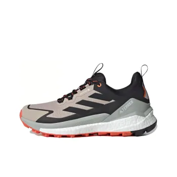 Adidas Terrex Free Hiker 2.0 Low Gore Tex Wonder Beige Core Black Semi Impact Orange