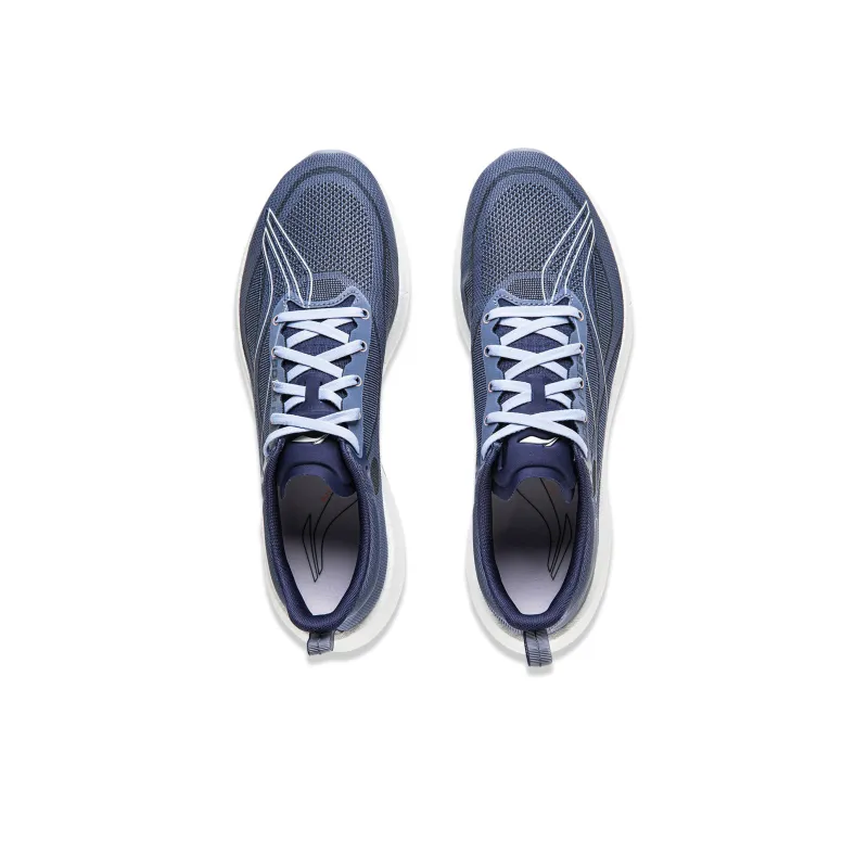 LiNing Super Light 21 Anti Slip And Wear Resistant Breathable Low Top Running Shoes Men's Butterfly Blue-3