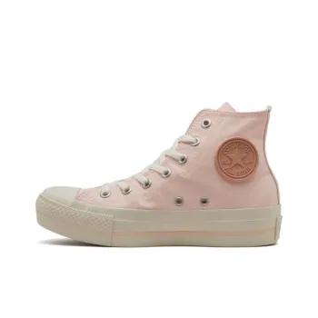 Converse Full Star PLTS Rubber Patch HI Wear-Resistant Cushioning Slip-Resistant High-Top Canvas Shoes Women's Pink
