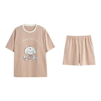 XUANZHITING Pajama Set Women's Lotus Color