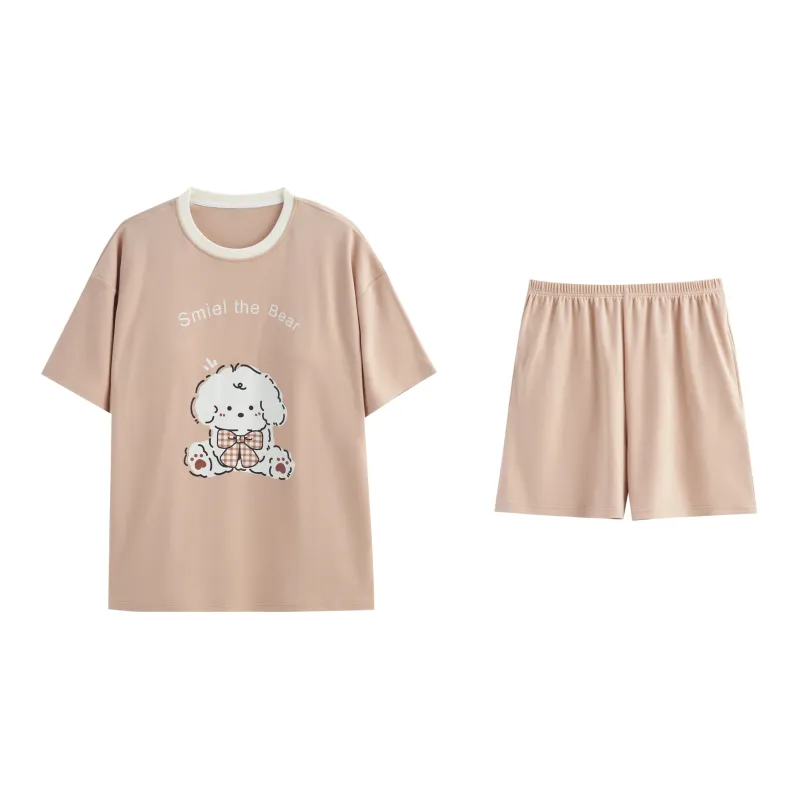 XUANZHITING Pajama Set Women's Lotus Color-0