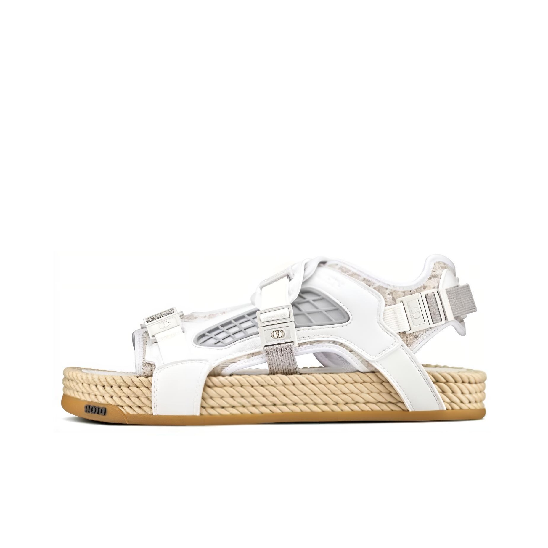 DIOR Atlas Sandal White Suede - POIZON