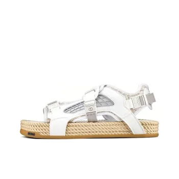DIOR Atlas Sandal White Suede