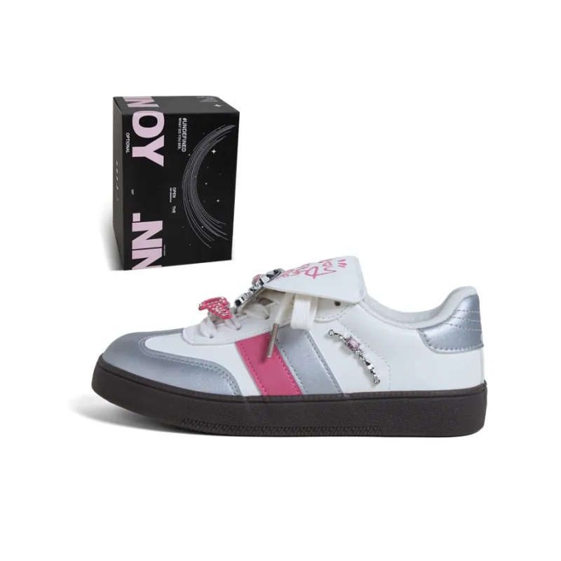 OYNN Young Baby Series Aaahh Cream Puff Shoe Box Anti Slip Wear Resistant Low Top Skateboard Shoes Women's-7