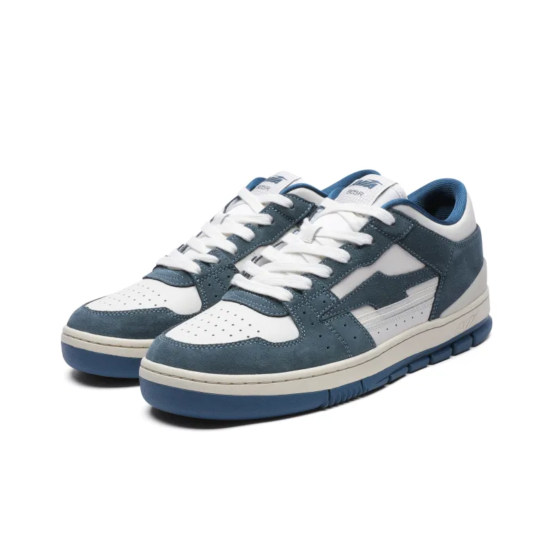 AVIA 825R Series Low Top Lace Up Casual Skateboard Shoes Men's Beige White Navy Blue Blue-2
