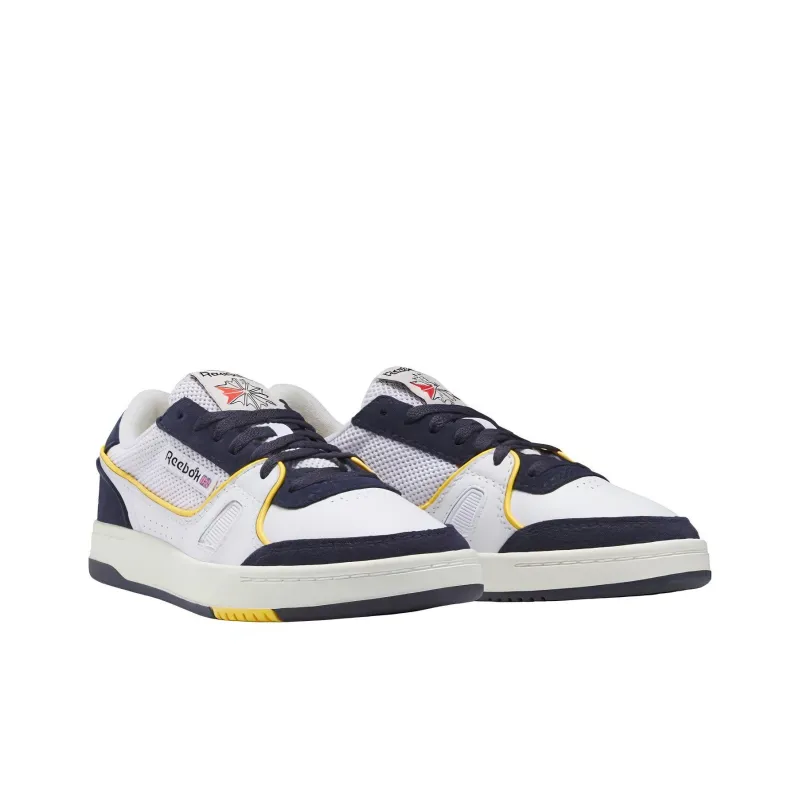 Reebok Lt Court Extra Cushioning Low-Top Skateboard Shoes Men's Black White-2