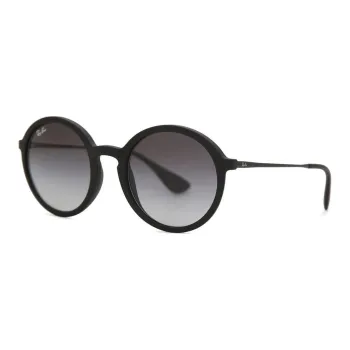 RayBan Metal Round Sunglasses Women's Black