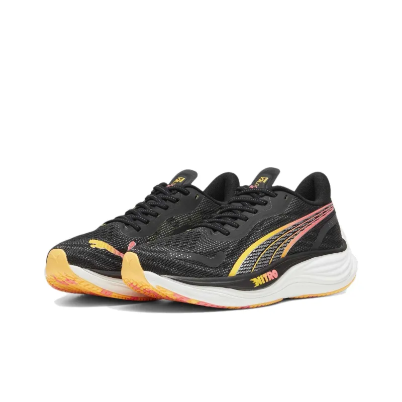 PUMA Velocity Nitro 3 'Black Yellow White' Women's-2