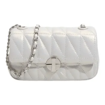HCXK PU Shoulder Bag, Crossbody Bag Regular Women's Pink/Blue/White/Silver/Black