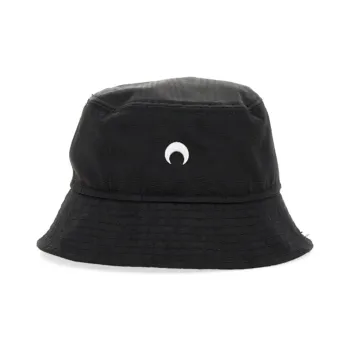 Marine Serre Logo Embroidered Bucket Hat