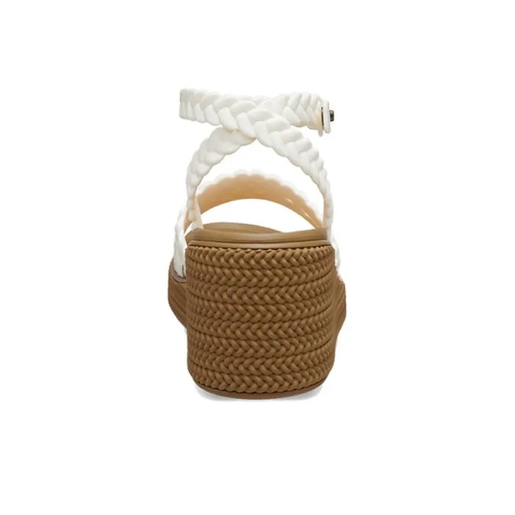 Crocs Strap Sandals 7.5cm Women's White-3