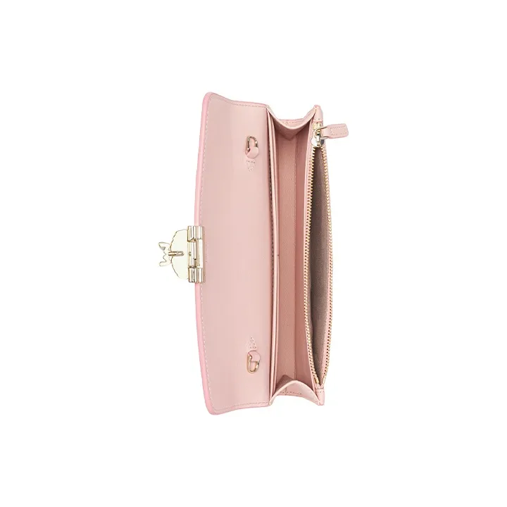 MCM Tracy Visetos Leather Crossbody Bag Women's Light Mist Pink-2