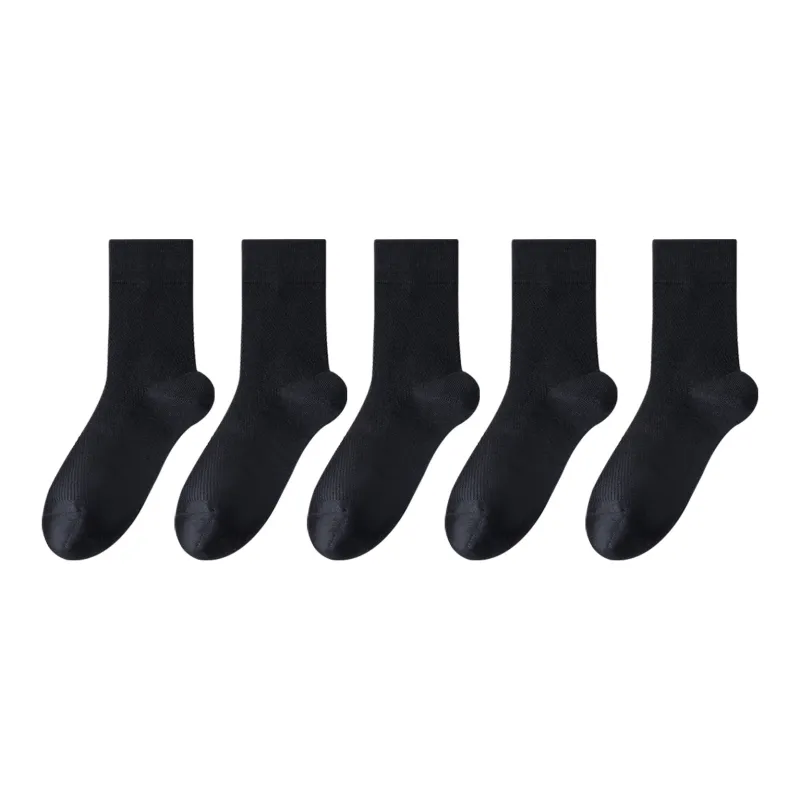 XXLLG Mid Calf Socks Women's 5 Pack-2
