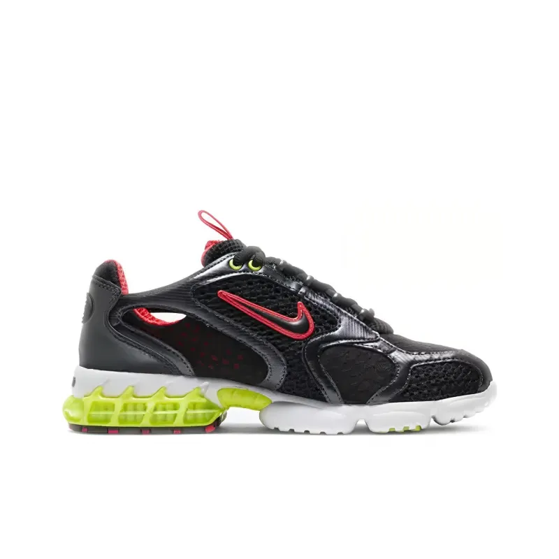 Nike Air Zoom Spiridon Cage 2 Metallic Hematite Track Red Volt Women's-1