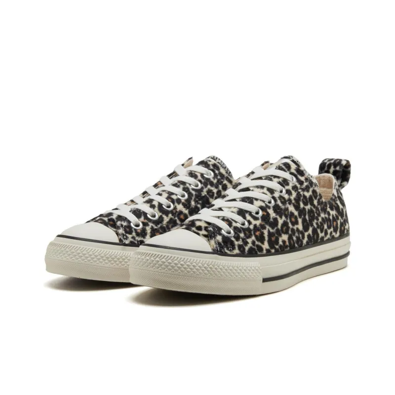 Converse All Star R Leopard Fur OX Wear resistant And Lightweight Low Top Canvas Shoes Unisex Leopard Print-1