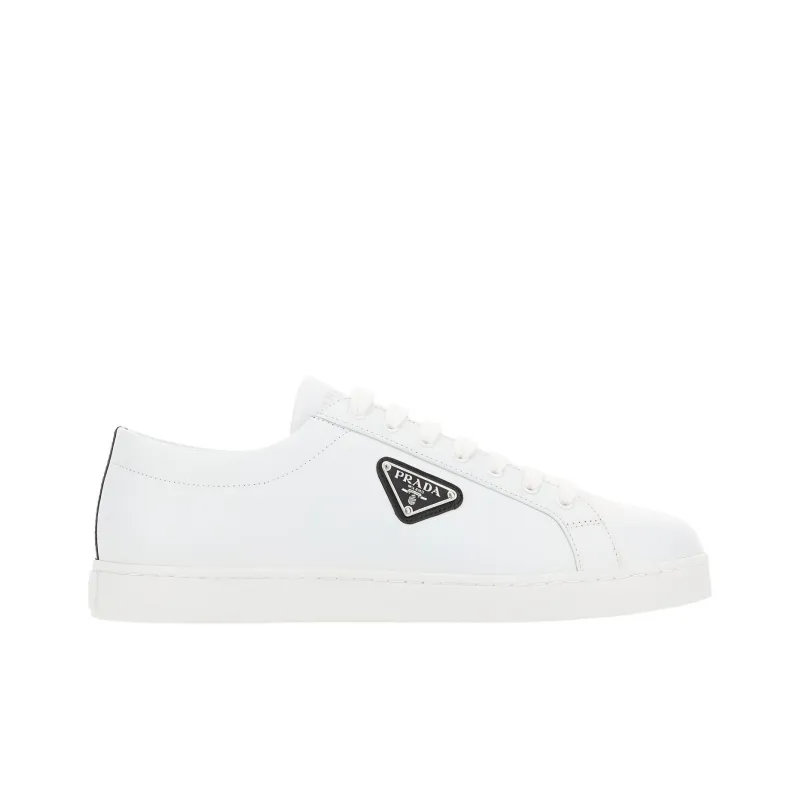 PRADA Stylish Skateboarding Shoes Men's White Black-1
