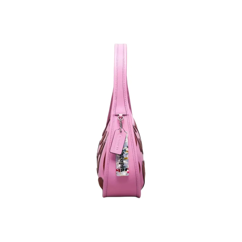COACH Ergo Smooth Leather Handbag Medium Size Women's Bright Magenta-2