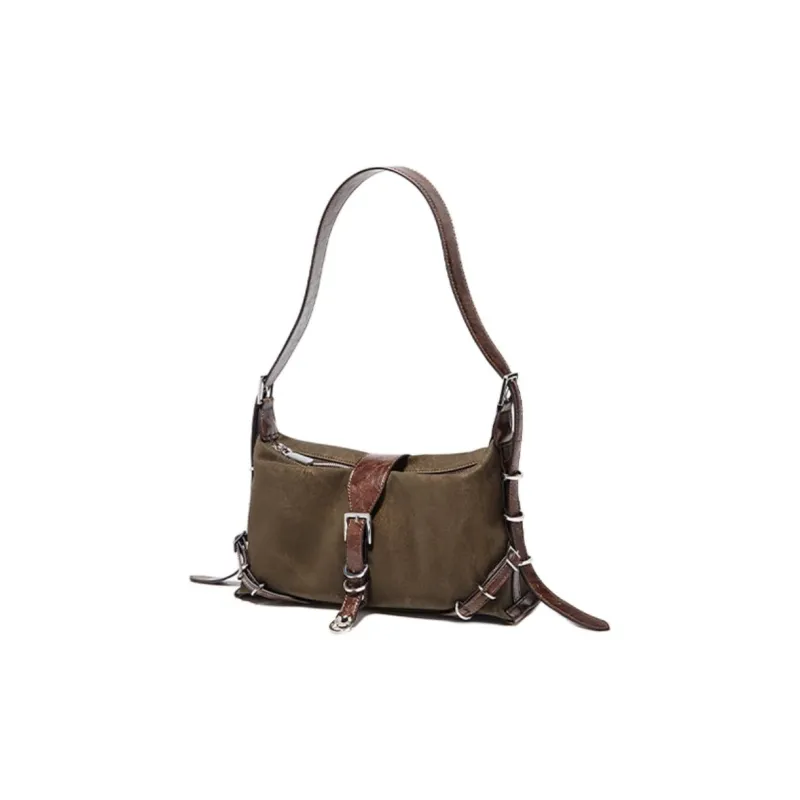 FOXER Synthetic Leather Shoulder Bag, Crossbody Bag Regular Women's Coffee-2