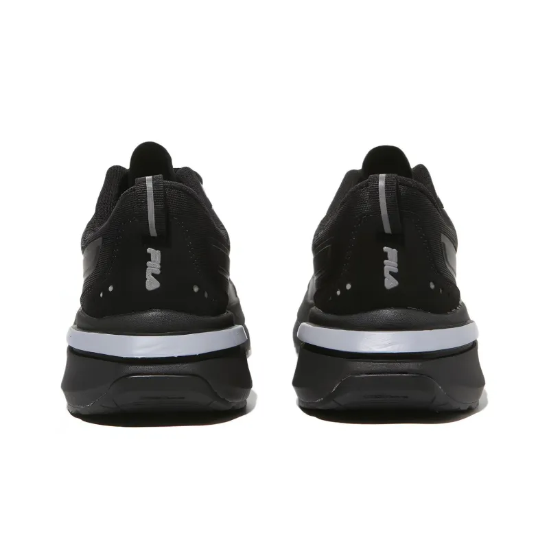 FILA Cushioning Anti Slip And Wear Resistant Low Top Running Shoes Men's Black Korean Style-3