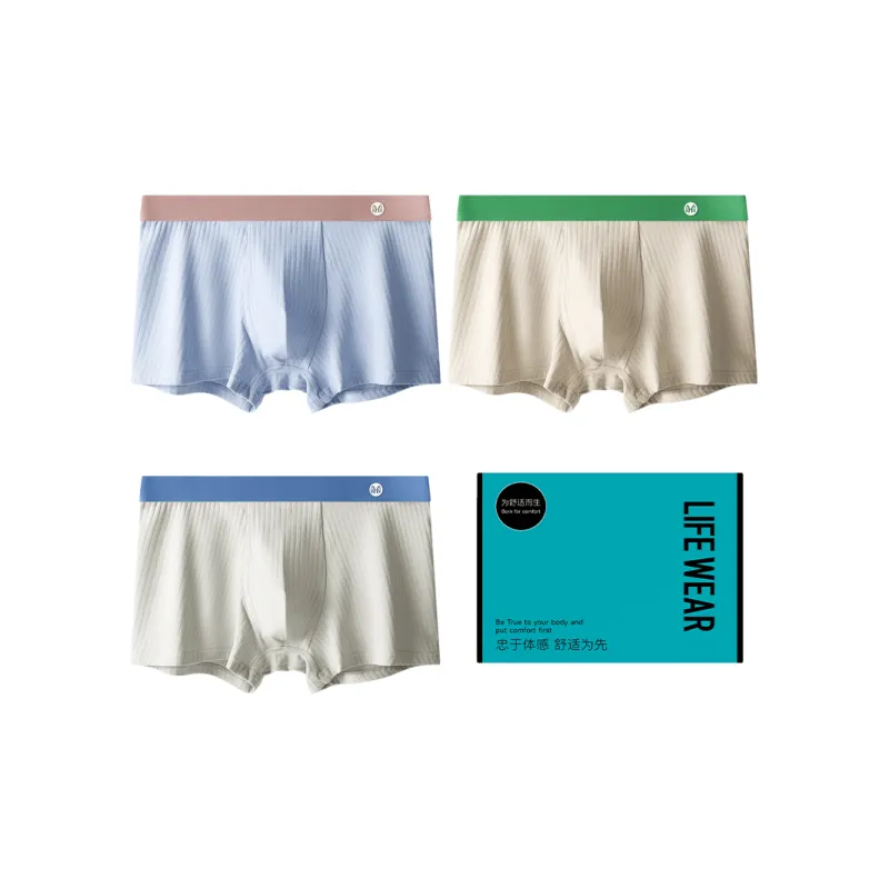 H YXIANG Underpants Men's 3 Pack-3
