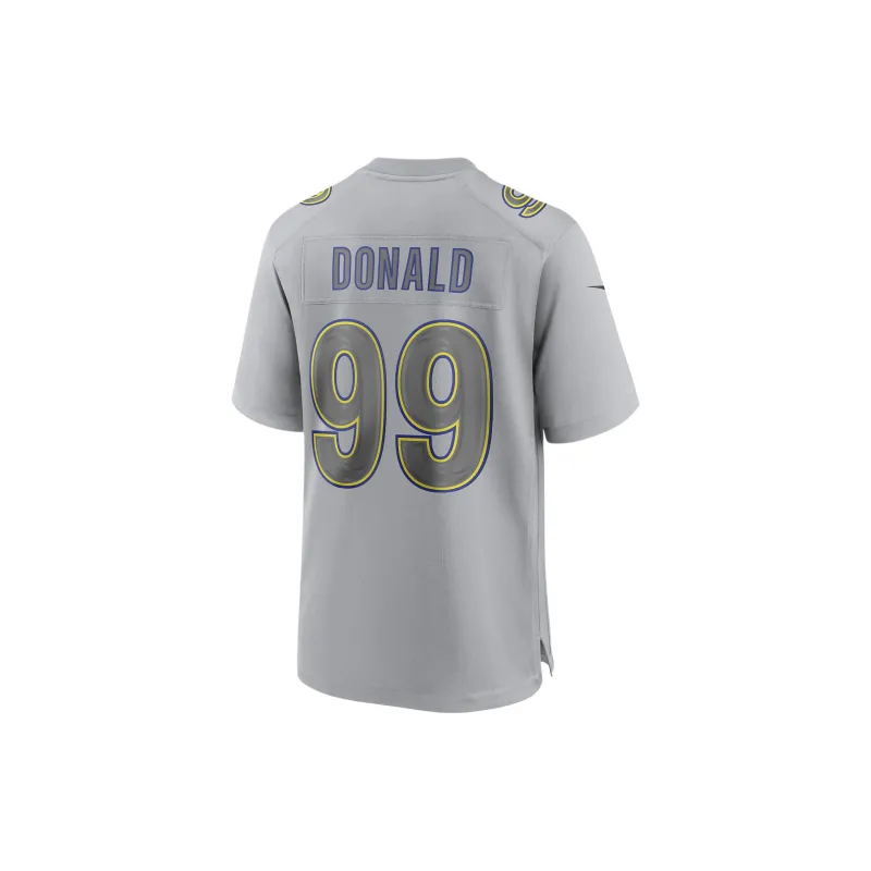 Nike Fashion Football Jersey Rugby Jersey Los Angeles Rams, Aaron Donald Men's Gray-1