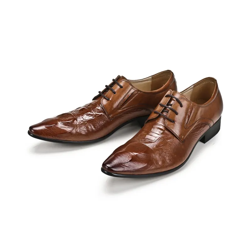 ASTON M.JAZZ Dress Shoes Men Low Top Black/Burgundy/Brown-14