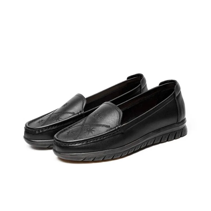 AOKANG Loafers 2.5cm Women's Black-2