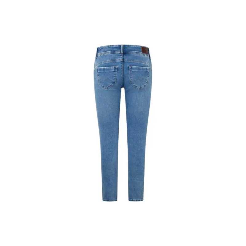 Pepe Jeans Low Rise Slim Fit Jeans New Brooke Jeans Women's Light Blue-1