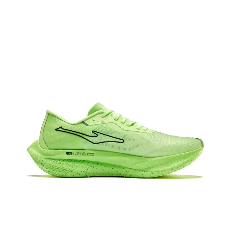Erke Zhijing 2.0 Cushioning Rebound Low-Top Running Shoes Men's Non-Burnt Green-1