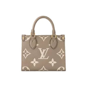 LOUIS VUITTON OnTheGo Bb Dove Gray/Cream