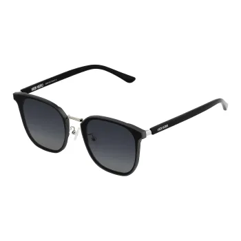 VEDI VERO Acetate Metal Square Sunglasses Men's Black