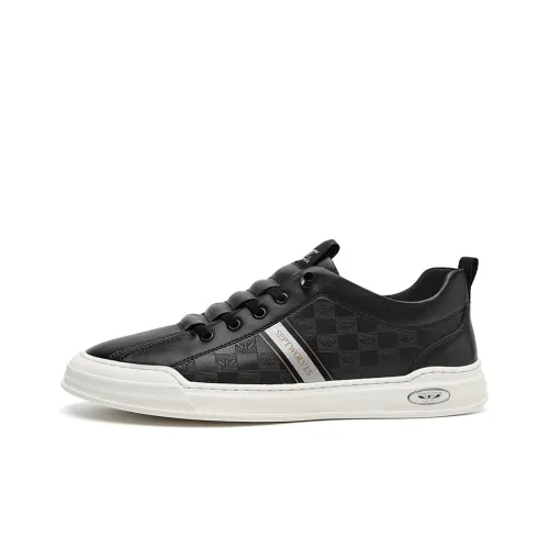 SEPTWOLVES Skateboard Shoes Men Low-Top