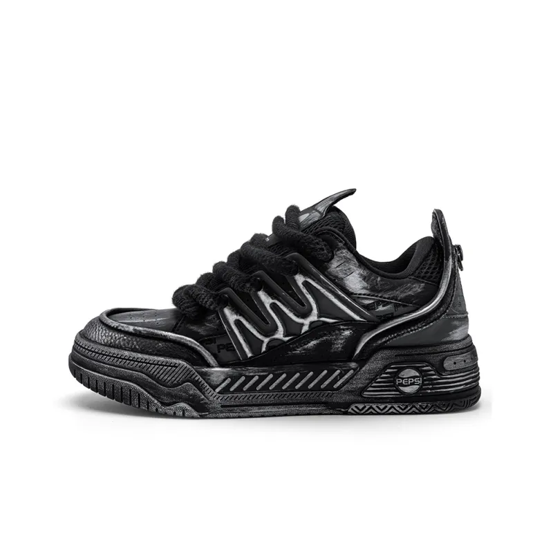 Pepsi Abrasion-Resistant Slip-Resistant Low-Top Skateboard Shoes Men's-10