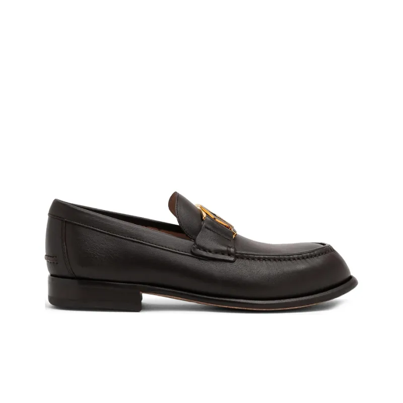 FERRAGAMO Men's Casual Shoes Men's Coffee-3