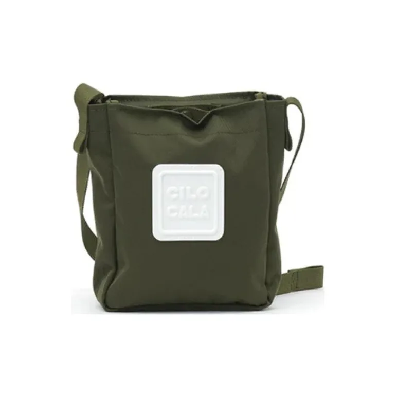 CILOCALA Nylon Shoulder Bag Mini Unisex Spinach Green-0