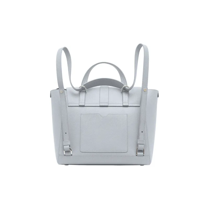 SENREVE Cow Leather Crossbody Bag, Shoulder Bag Tubas Women's Ice Gray-1
