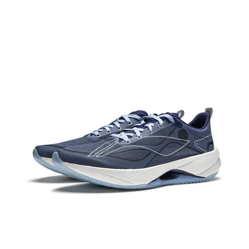 LiNing Super Light 21 Anti Slip And Wear Resistant Breathable Low Top Running Shoes Men's Butterfly Blue-2