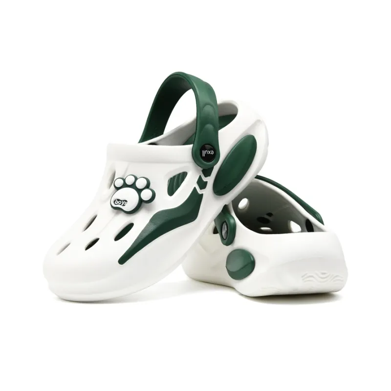 EXULL Q Clogs Women's White Green-1