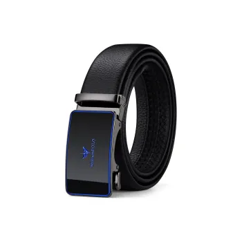 WilliamPOLO Top Grain Cow Leather Leather Belts Men's 3.5cm Width